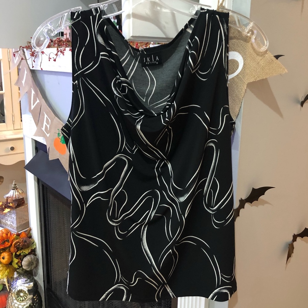 JKLA Petites Sleeveless Top Blouse